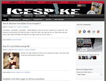 Tablet Screenshot of blog.icespike.com